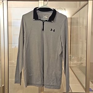 EUC Under Armour Grey Loose Half-zip, Small